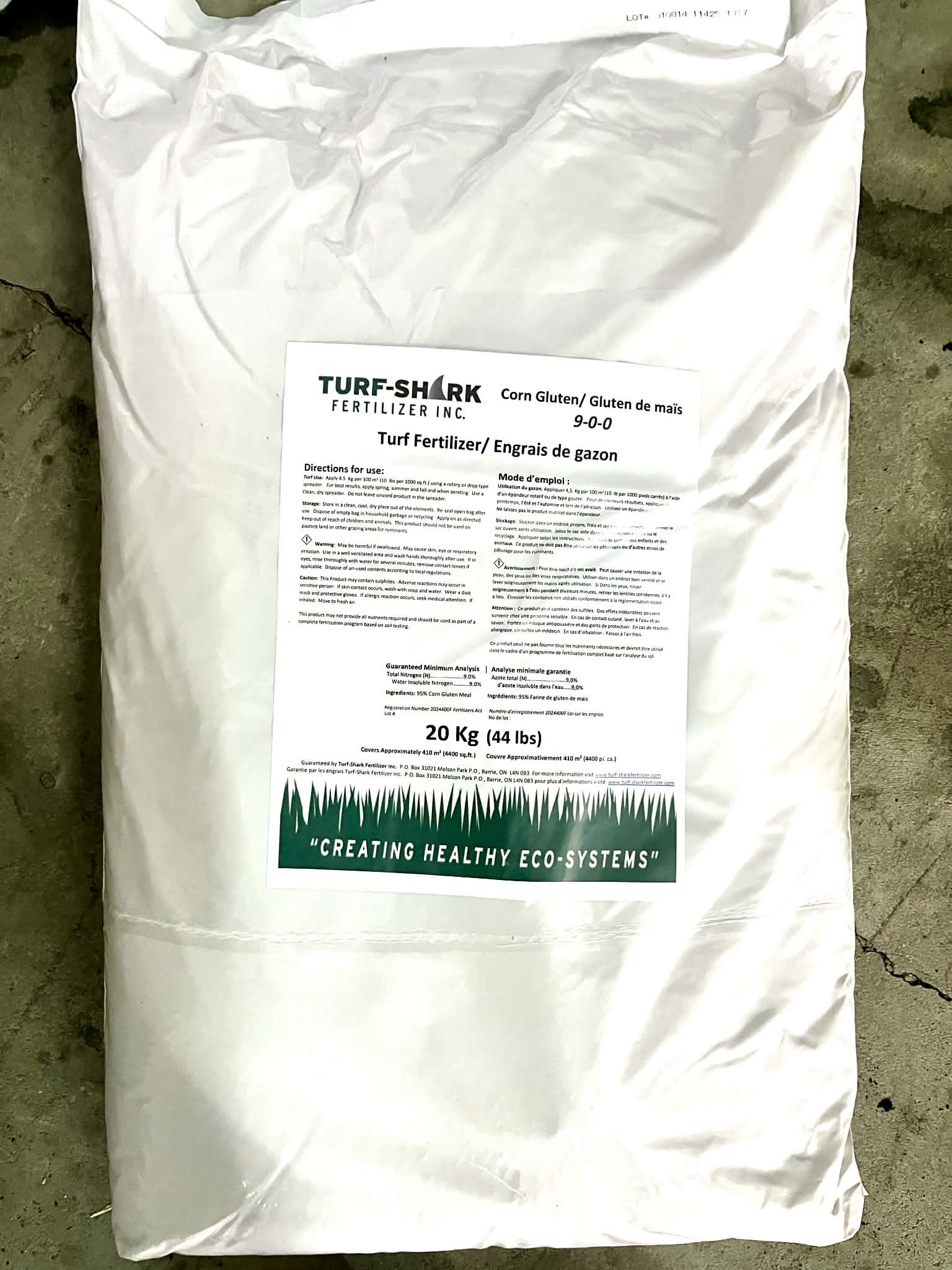 Gluten de maïs granule 9-0-0 20 kg – Image 2